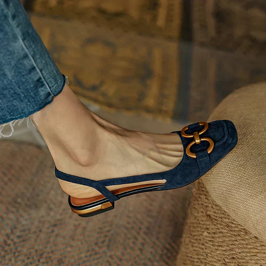 Riley - Elegant Orthopedic Square Heel Sandals